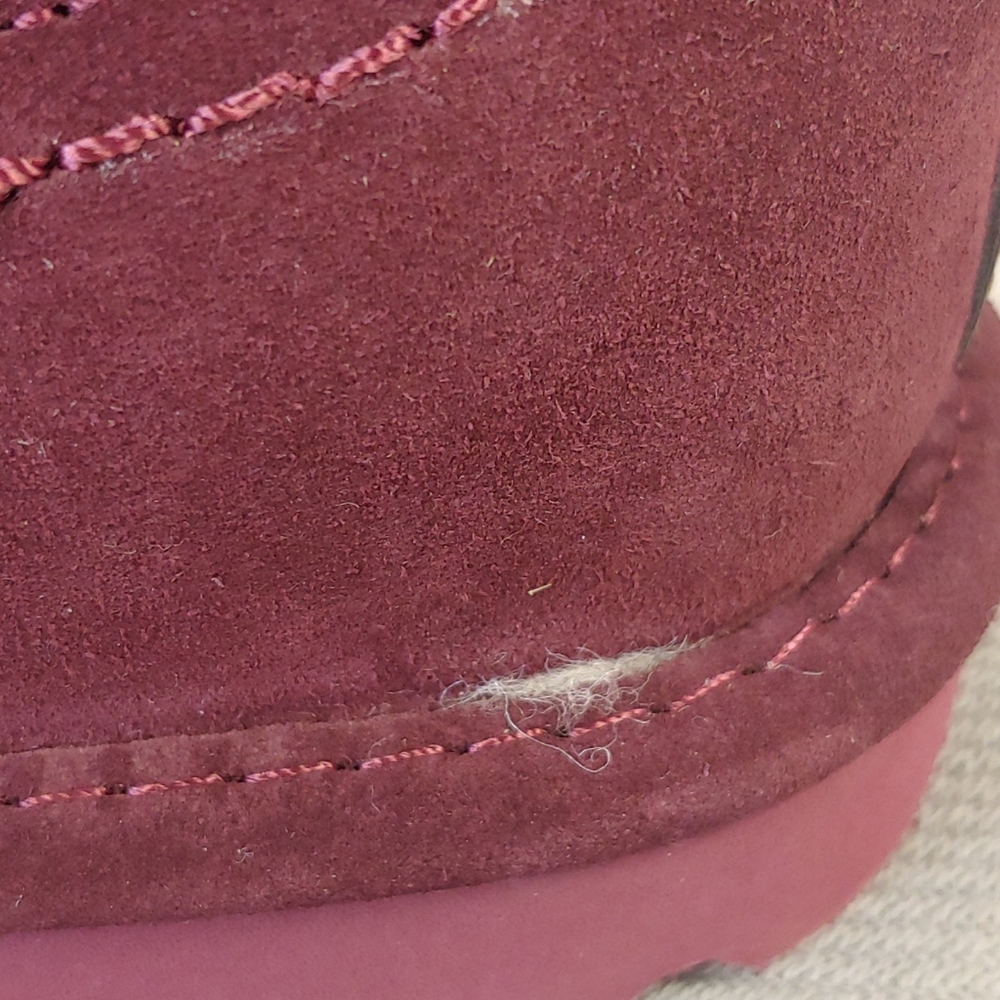 Bearpaw Virginia bootie with Never Wet Wine-9 - Picture 9 of 16